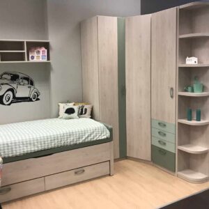 Dormitorio juvenil acabado en madera en Vitoria-Gasteiz