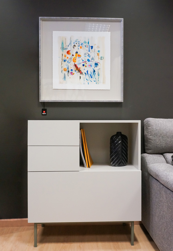 Mueble de entrada de corte minimalista - Alcon Mobiliario